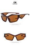 Exaggerate futuristic technology sunglasses show sunglasses heterosexual sunglasses