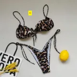 Sexy solid color split beach swimsuit