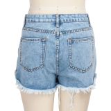 Fashion all-match slim slimming ladies denim shorts HSF2298