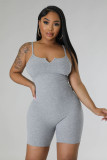 Women's new product pit stripe small V-neck slimming casual jumpsuit for women