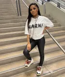 Fashion Letter Print T-shirt Fashion Print Short Sleeve