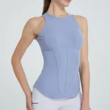 Tight Sports Tank Top Breathable Yoga Shirt Lightweight Back Open Back Running Fitness Tank Top Quick Dry Yoga Top