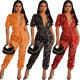 Fashion printed jumpsuit