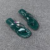High heeled slippers for women wearing slippers outside