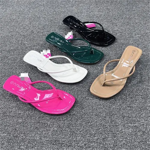 High heeled slippers for women wearing slippers outside