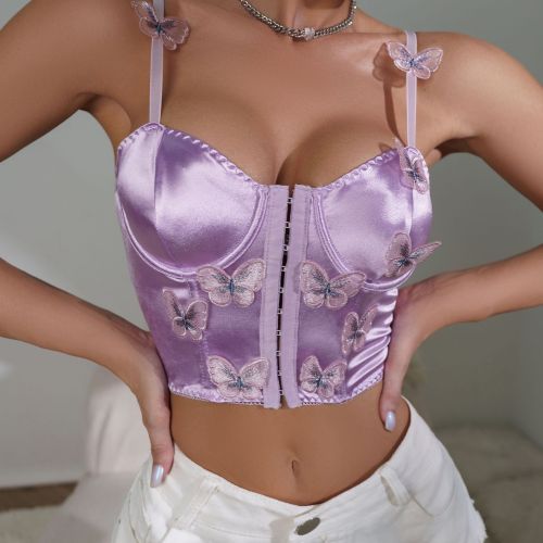 Sexy and pure sexy vest with a corset on the outside and a slim fit on the inside