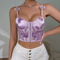 Sexy and pure sexy vest with a corset on the outside and a slim fit on the inside