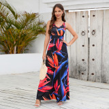 Sling Dress Beach Vacation Party Long Dress