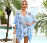 Beach cover up hollowed out knit bikini holiday dress oversized cover up