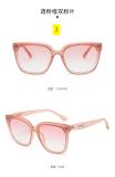 Large frame fashionable sunglasses, trendy unisex classic three point sunglasses, concave design, temperament, street photo glasses