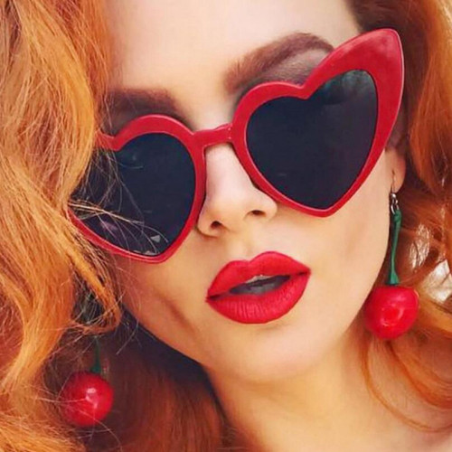 Fashion Love Sunglasses Party Peach Heart Glasses Styling Sunglasses Trend