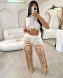 Women's casual vest and pants set