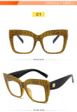 Blue light resistant glasses personalized decor eyeglass frame