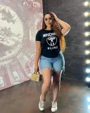 Pure cotton printed T-shirt