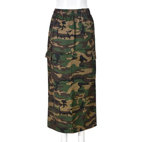 Outdoor Fashion Personalized Camo Wash Skirt