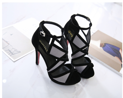 Fashionable high heels, waterproof platform, versatile temperament, women's shoes, sandals