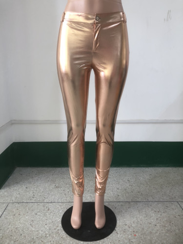 Women's gilded sexy pants