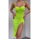 Sling Split Dress Sexy Dress Long Dress