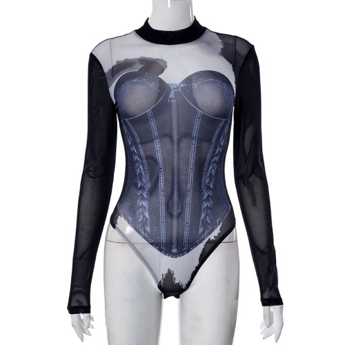 3D personalized printed bodysuit