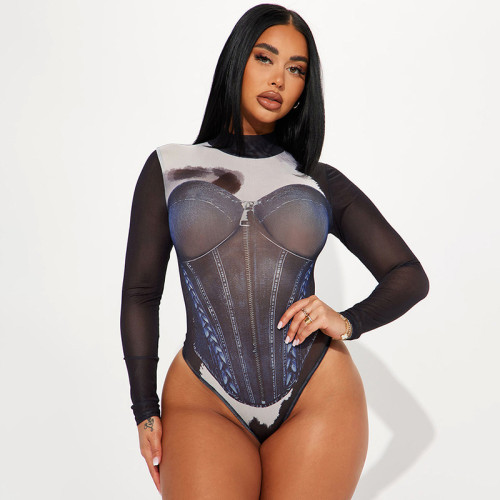 3D personalized printed bodysuit