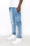 Elastic jeans Cargo pants