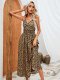 Leopard print Slip dress