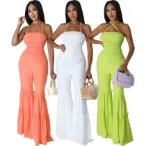 Long pants jumpsuit jumpsuit casual backless fashion