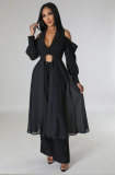 Dress black dress long style