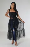 Women's high-end skirt casual dress Slip dress