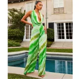 women's clothing, popular print jumpsuit