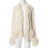 Fashion Street Versatile Long Sleeve Sweater Coat Top