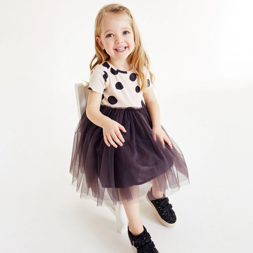 Children's cute breathable mesh girl's dress