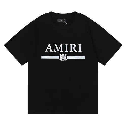Solid cotton round neck letter printed short sleeved T-shirt