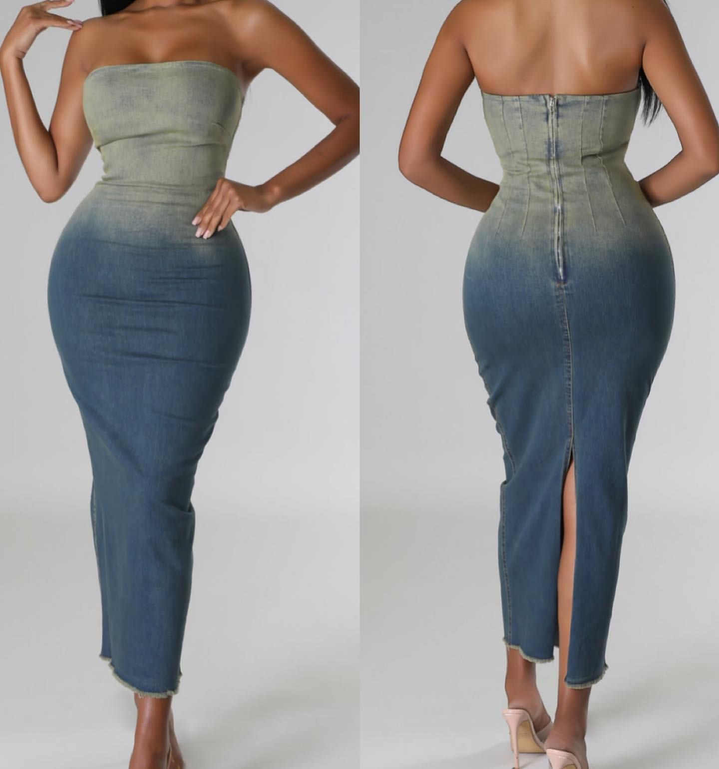 Denim Dress-Bust 32 to 34