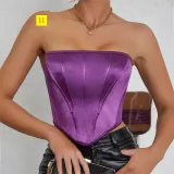 Fish bone wrapped chest vest