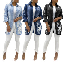 Sexy and fashionable women's denim jacket