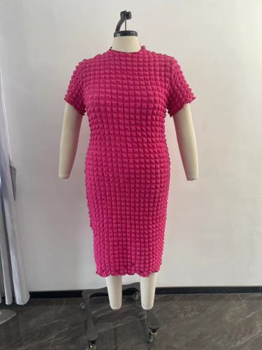 Large casual short sleeved dress