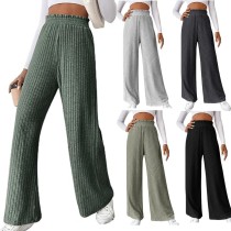 Casual loose knit pants