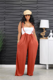 Women's hip-hop sports waistband tie up two loose casual pants