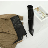 Thin heeled pointed boots, pant sleeves, long boots, women's high boots