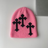 Cross wool hat
