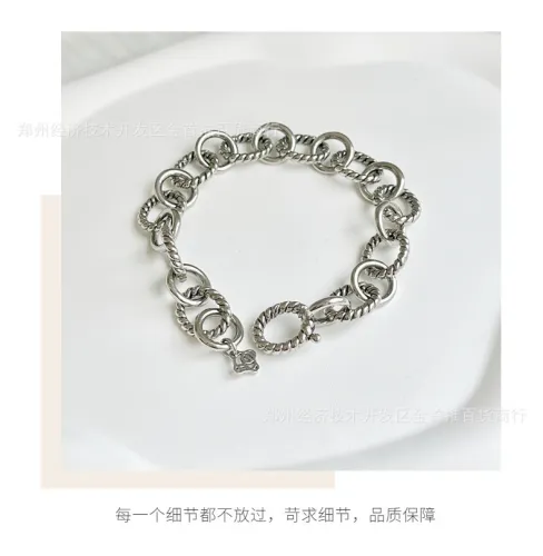 Circular buckle bracelet popular woven twisted thread bracelet