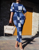 Women's three-quarter sleeved fashionable casual set