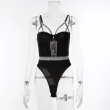 Two tone camisole jumpsuit, fun lingerie set
