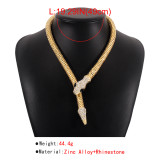 Exaggerated Snake Necklace