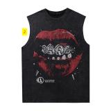 Sleeveless T-shirt men's loose shoulder vest