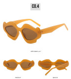 Fashionable hip-hop irregular internet celebrity sunglasses