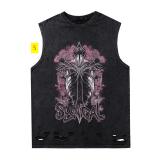 Sleeveless T-shirt men's loose shoulder vest