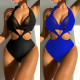 One piece swimsuit backless bikini