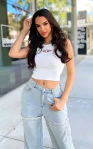Sexy Tight Knitted Versatile Tank Top